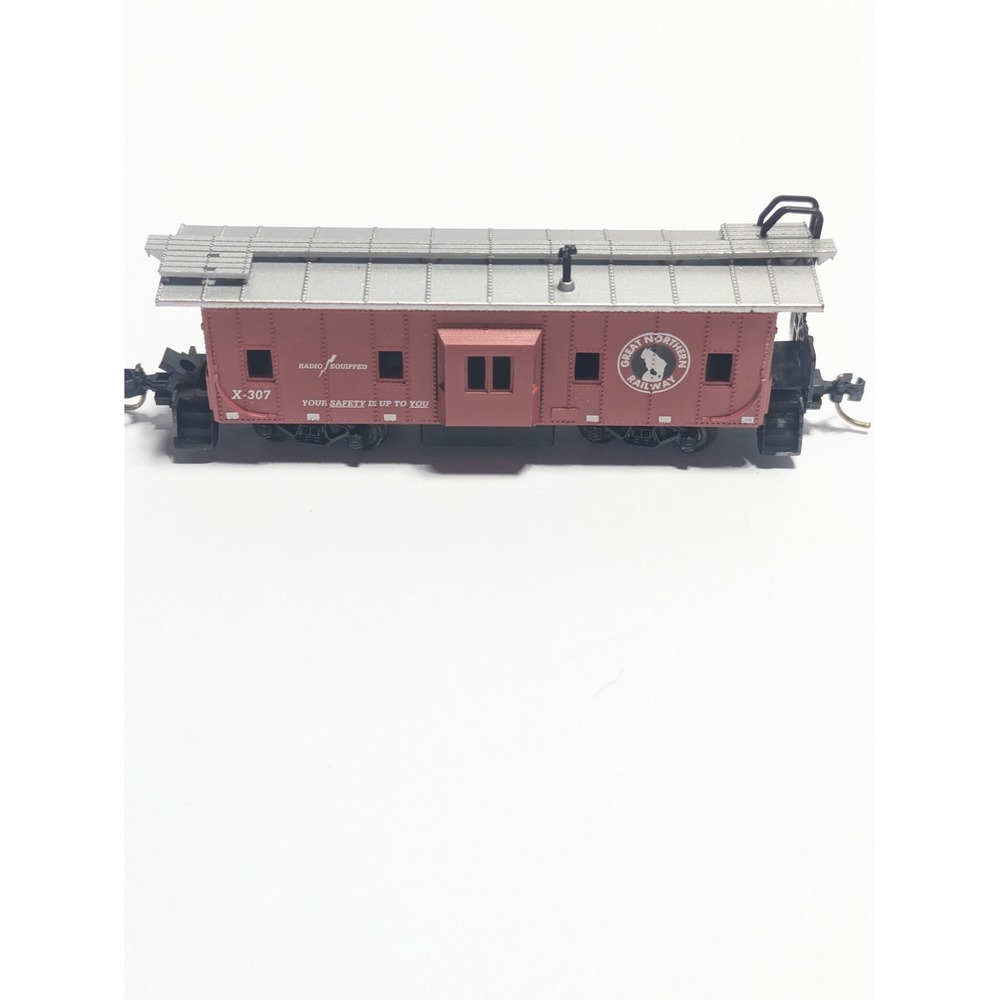 Kato Sekisui Con-Cor Great Northern Railway X-307 Caboose N Scale Brown Silver